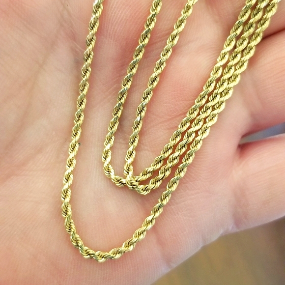 10K Gold Rope Chain - Picture 6 of 13